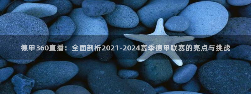 龙门直播间：德甲360直播：全面剖析2021-2024赛季德甲联赛的亮点与挑战